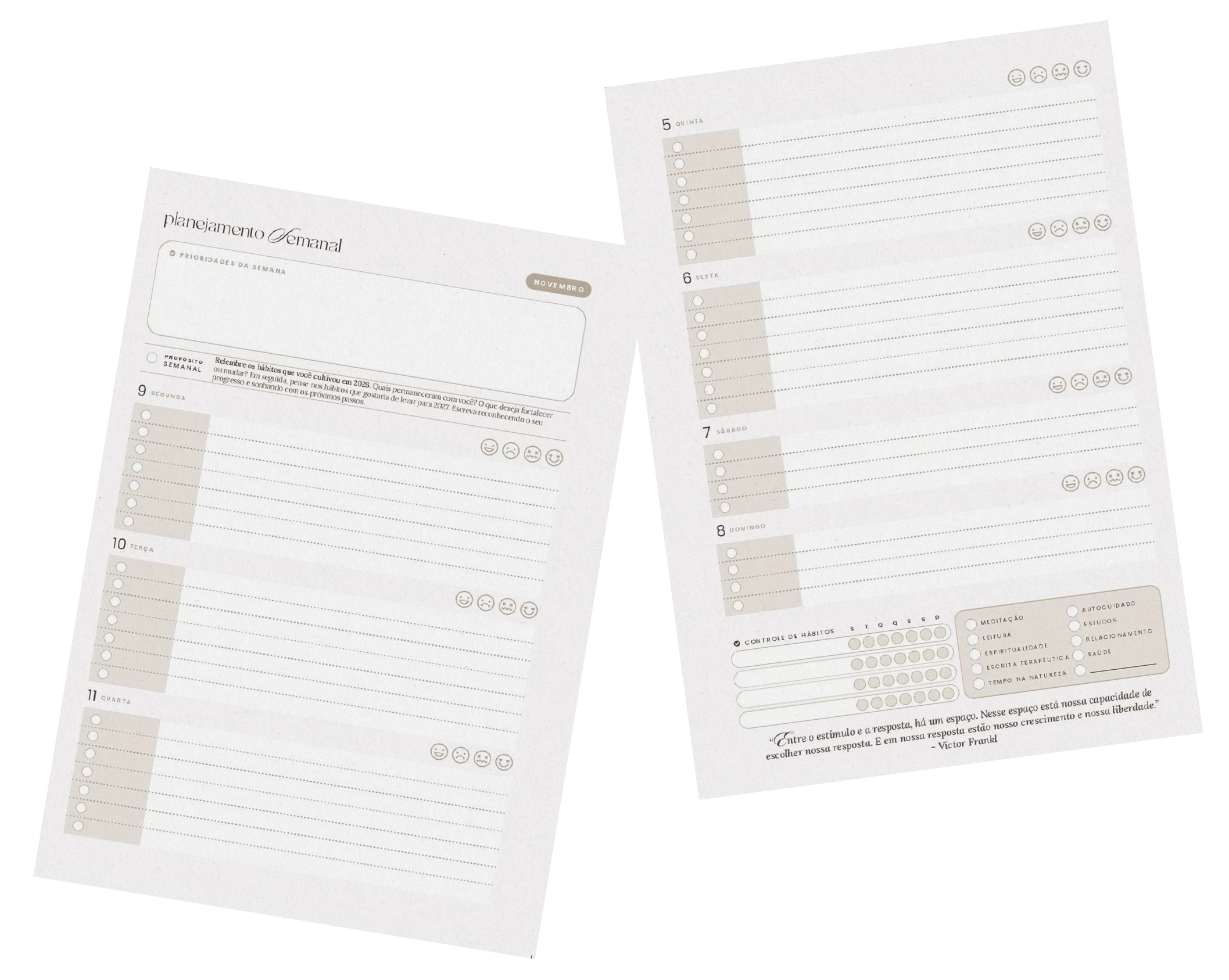 PLANEJAMENTO SEMANAL